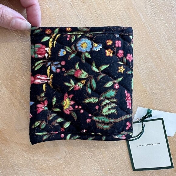 Vera Bradley Small Zip Bifold Wallet Floral Pattern Quilted Cottagecore - Picture 3 of 8